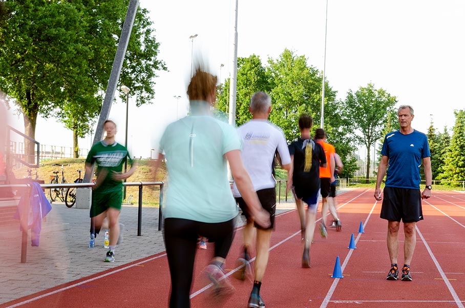 Loopscholing, groep in de rug